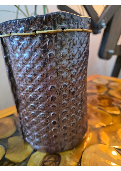Bambu Ip Örgülü Seramik Vazo fiyatları