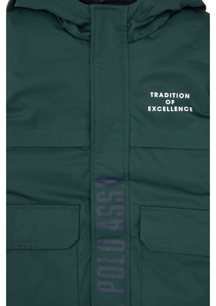 Erkek Çocuk Koyu Yeşil Kaban 50311144-VR079 fırsatları