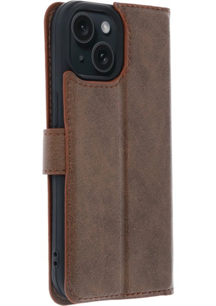 Ieg Apple iPhone 15 Trend S Plus Kapaklı Kılıf - Taba indirimleri