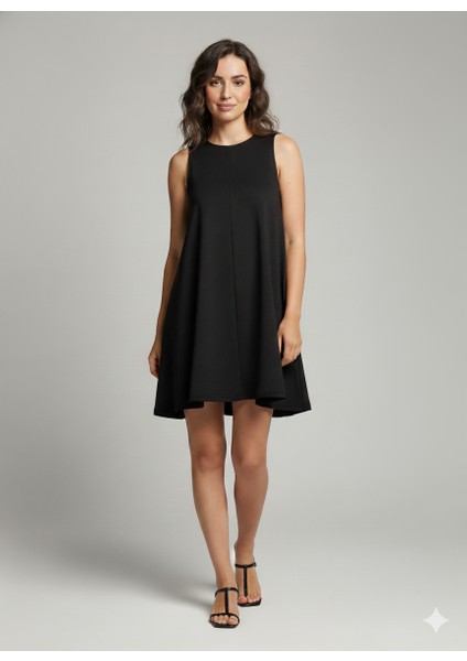 Dalgıç Çan Elbise Yazlık Çan Elbise Kadın Yazlık Elbise Kolsuz Elbise