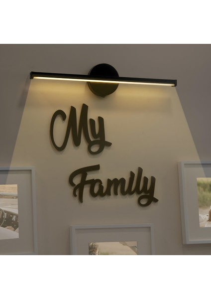 Krma Gün Işığı Yapışkanlı Dekoratif Kablosuz Pilli LED Aplik ( Çerçeve Resim ) modelleri