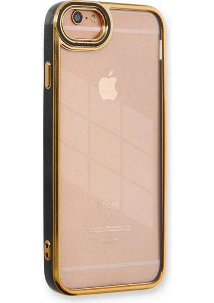 Ieg iPhone 6 Kılıf Liva Lens Silikon - Siyah