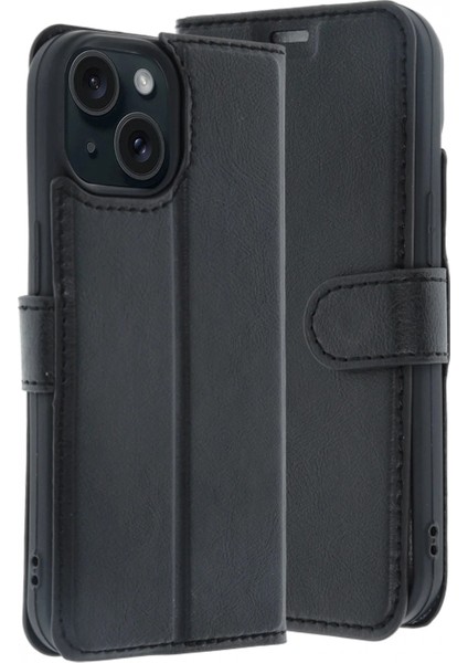 Ieg Apple iPhone 15 Trend S Plus Kapaklı Kılıf - Siyah fırsatları