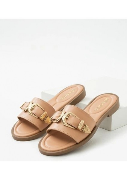 Yzlal Sene Bej Cilt Terlik (Numara: 38) fiyatları