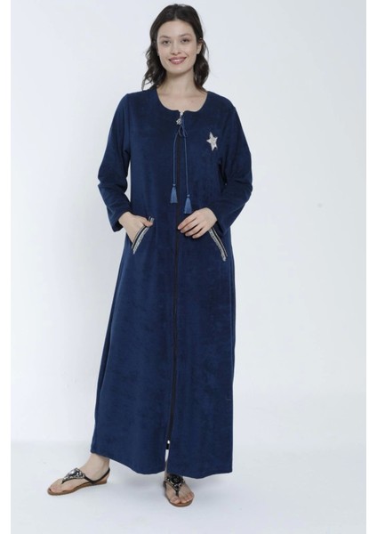 Cicikom 104018 Bayan Havlu Elbise - Lacivert - 3xl