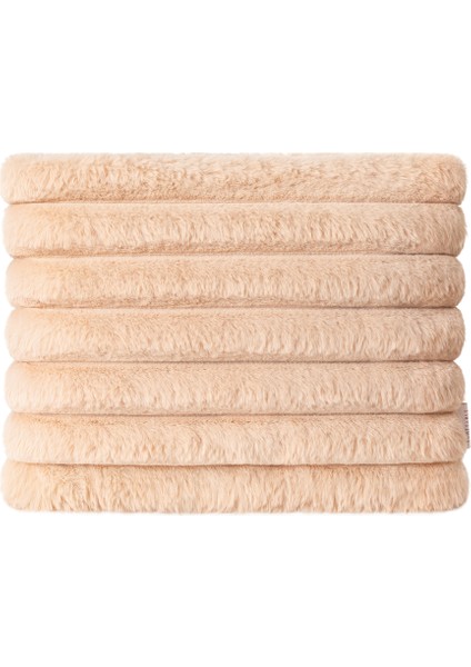 Puffy Laptop Kılıfı 13” 14” 15” – MacBook Air & Pro Uyumlu, Peluş, Mıknatıslı ve Yumuşak Koruma - Camel