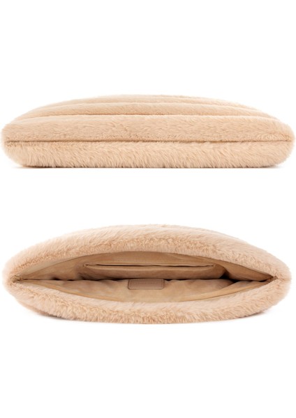 Puffy Laptop Kılıfı 13” 14” 15” – MacBook Air & Pro Uyumlu, Peluş, Mıknatıslı ve Yumuşak Koruma - Camel fiyatları