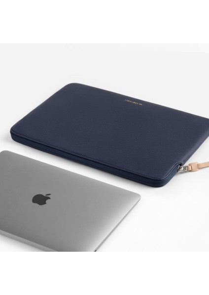 Suya Dayanıklı MacBook Air/pro Laptop Kılıfı - M5/m4/m3/m2/m1 Uyumlu - Gece Mavisi indirimleri