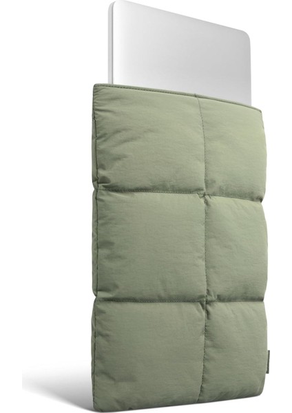 Suya Dayanıklı Puffy MacBook Air/pro Laptop Kılıfı - M5/m4/m3/m2/m1 Uyumlu - Yeşil fiyatları