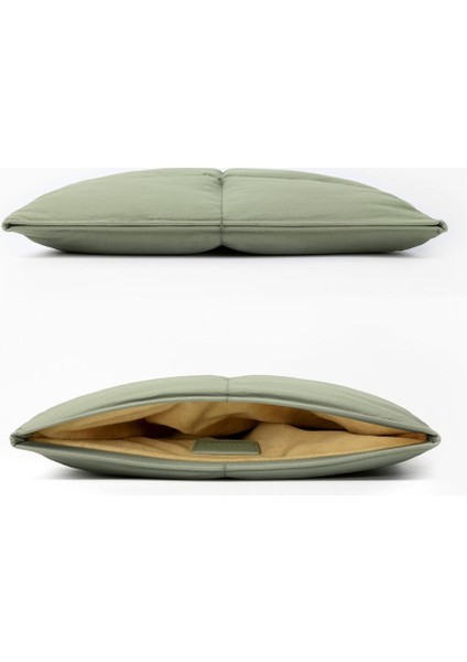 Suya Dayanıklı Puffy MacBook Air/pro Laptop Kılıfı - M5/m4/m3/m2/m1 Uyumlu - Yeşil indirimleri