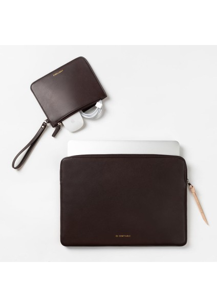Suya Dayanıklı MacBook Air/pro Laptop Kılıfı ve Aksesuar Çantası – M5/m4/m3/m2/m1 Uyumlu – Çikolata fiyatları
