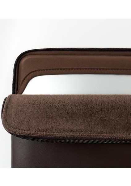 Suya Dayanıklı MacBook Air/pro Laptop Kılıfı ve Aksesuar Çantası – M5/m4/m3/m2/m1 Uyumlu – Çikolata modelleri