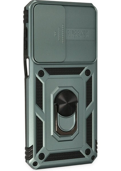 Ieg Samsung Galaxy M33 Kılıf Pars Lens Yüzüklü Silikon - Yeşil fiyatları