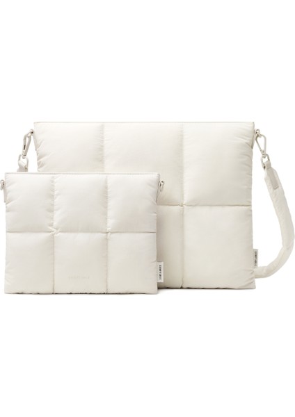 Suya Dayanıklı Puffy MacBook Air/pro Laptop Kılıfı Seti - M5/m4/m3/m2/m1 Uyumlu - Prinç Rengi