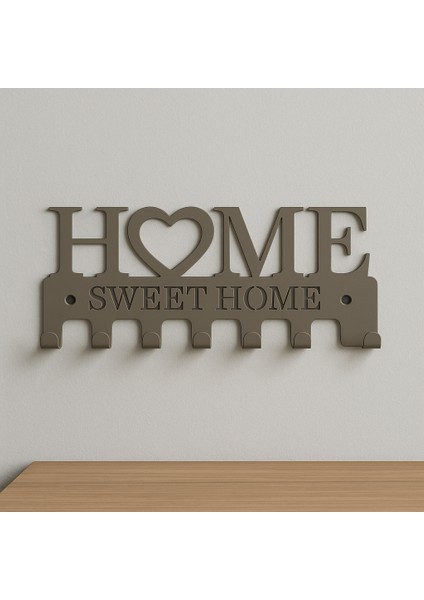 Dekoratif Metal Anahtarlık Askılığı | Giriş Için “home Sweet Home” Tasarımı