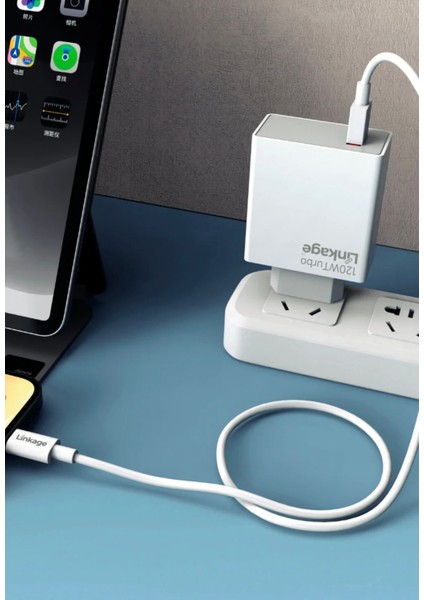 120W Turbo Hızlı Şarj Adaptörü + 1m Usb-A To Type-C Kablo | Tek Port | Ev & Seyahat Tip fırsatları