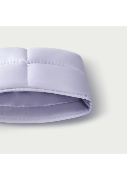 Sevimli Puffy Mini Cüzdan – Suya Dayanıklı, Şeffaf Kart Pencereli, Mıknatıslı Kapatma, Airpods ve Aksesuar Organizeri – Mor modelleri