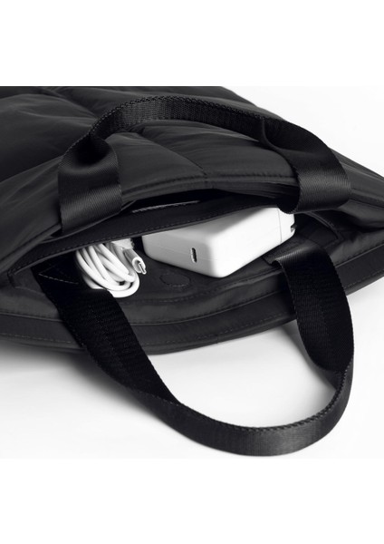 Suya Dayanıklı Puffy MacBook Air/pro Laptop Kılıfı - Tutma Saplı - M5/m4/m3/m2/m1 Uyumlu - Siyah fırsatları