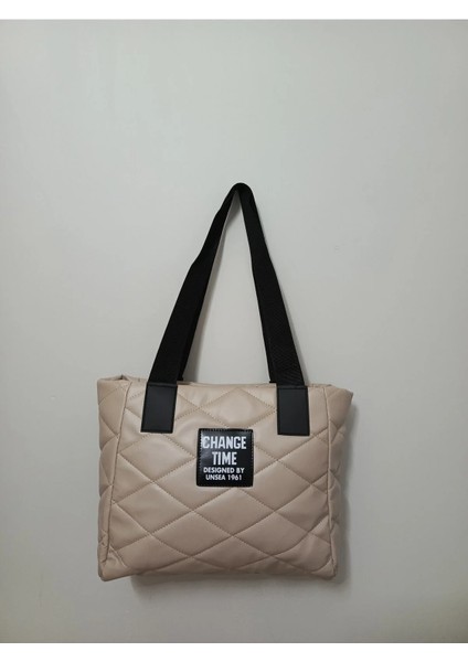 Kadın Kapitone Büyük Boy Omuz Çantası