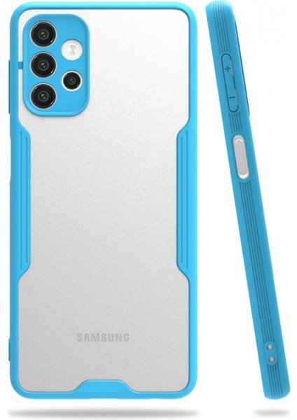 Ieg Samsung Galaxy A52 Kılıf Platin Silikon - Mavi