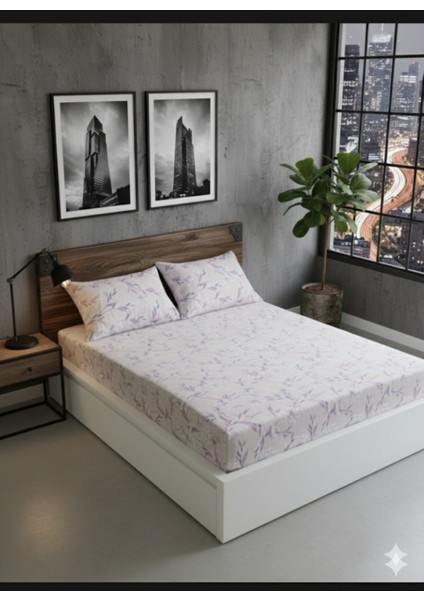 Battal Boy Lastikli Çift Kişilik Çarşaf Seti (+2 Yastık Kılıfı) indirimleri