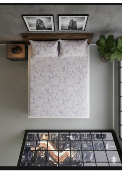 Battal Boy Lastikli Çift Kişilik Çarşaf Seti (+2 Yastık Kılıfı)