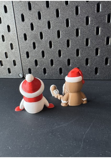 Yılbaşı Konseptli Kurabiye Adam & Kardan Adam Hareketli Figür Set modelleri