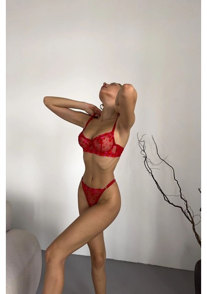 Kırmızı Kalpli Brode Takım modelleri