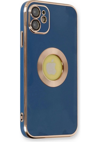 Ieg iPhone 12 Kılıf Store Silikon - Mavi