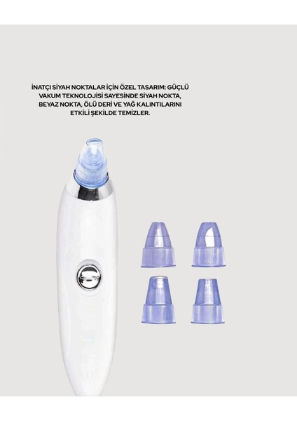 Ieg® Güçlü Vakumlu Siyah Nokta Temizleyici – Cilt Pürüzlerini Gideren indirimleri