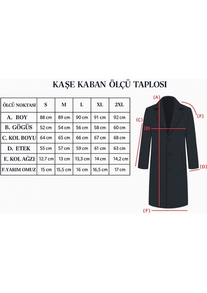 Erkek Slim Fit Kaşe Kaban – Çıkarılabilir Ribanalı Fermuarlı Yaka, S–xxl indirimleri