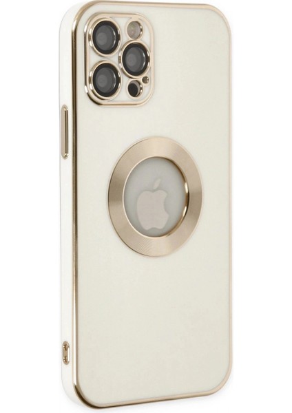 Ieg iPhone 12 Pro Kılıf Store Silikon - Beyaz