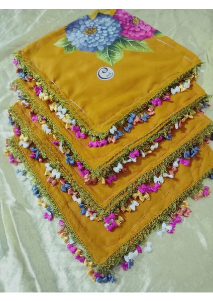 Cenk ve Reyhan Zarif ve Şık El Işi Iğne Oyalı Yazma/el Işi Iğne Yemeni/el Işi Tülbent/baş Örtüsü modelleri