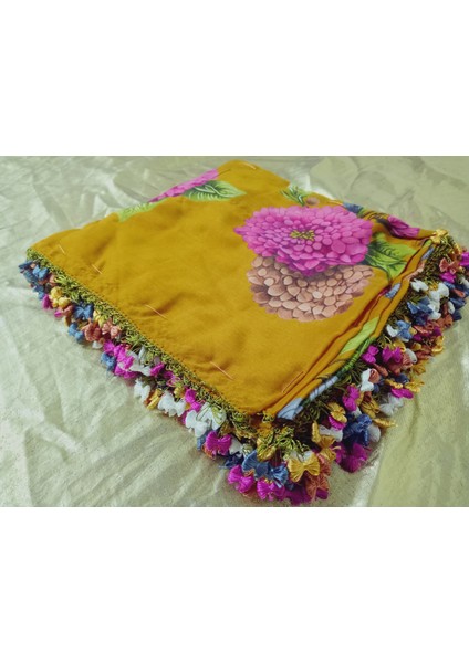 Cenk ve Reyhan Zarif ve Şık El Işi Iğne Oyalı Yazma/el Işi Iğne Yemeni/el Işi Tülbent/baş Örtüsü