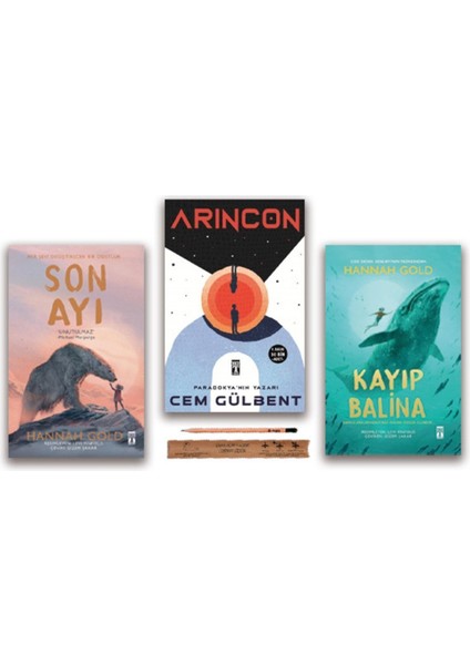 Son Ayı - Kayıp Balina - Arincon Set 3 Kitap