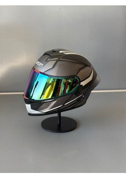 WS-202 Güneş Vizörlü Çene Açılır Kask Mblack L1 (Renkli Vizörlü) fiyatları