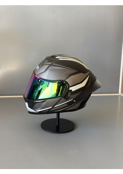 WS-202 Güneş Vizörlü Çene Açılır Kask Mblack L1 (Renkli Vizörlü) modelleri