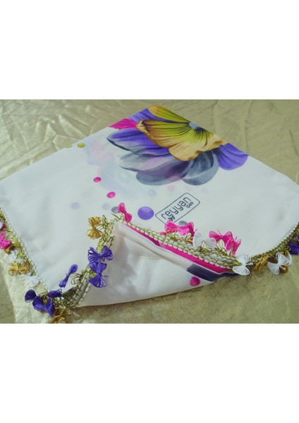 Cenk ve Reyhan Zarif ve Şık El Işi Iğne Oyalı Yazma/el Işi Iğne Yemeni/el Işi Tülbent/baş Örtüsü fiyatları