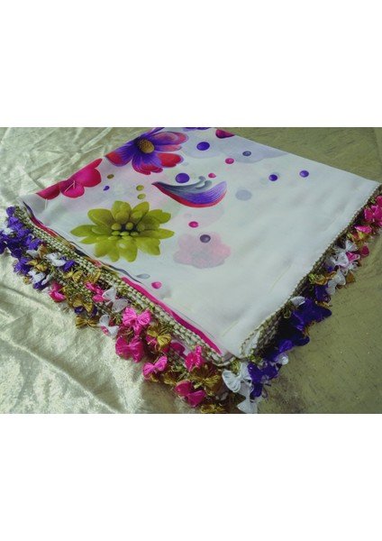 Cenk ve Reyhan Zarif ve Şık El Işi Iğne Oyalı Yazma/el Işi Iğne Yemeni/el Işi Tülbent/baş Örtüsü fırsatları