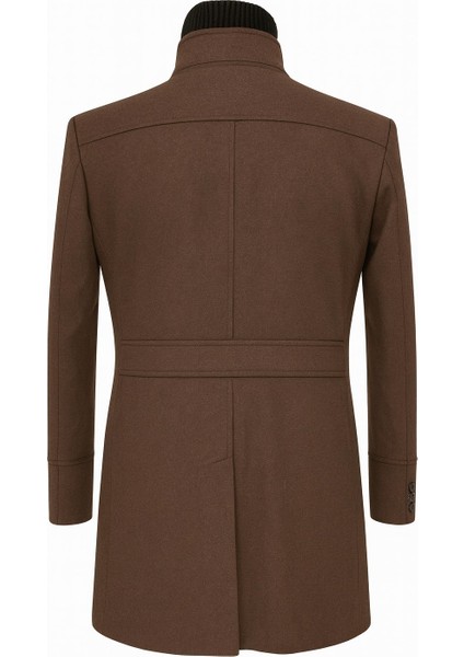 Erkek Slim Fit Kaşe Kaban – Çıkarılabilir Ribanalı Fermuarlı Yaka, S–xxl modelleri