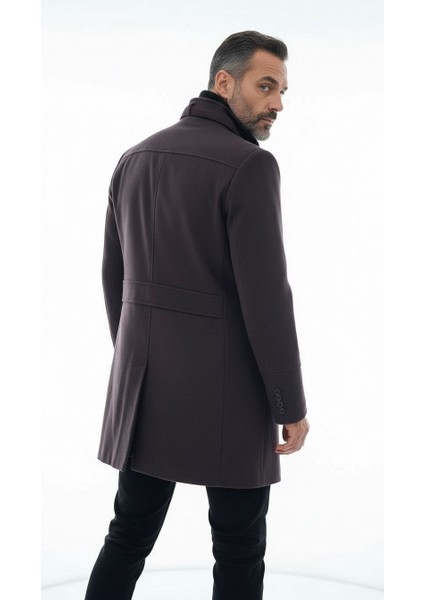 Erkek Slim Fit Kaşe Kaban – Çıkarılabilir Ribanalı Fermuarlı Yaka, S–xxl fırsatları