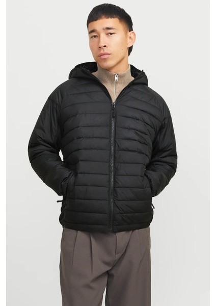 Hibrit Günlük Erkek Siyah Ceket Mont - 12268511