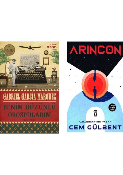 Arincon Cem Gülbent Benim Hüzünlü Orospularım Gabriel Garcia Marquez 2 Kitap Set
