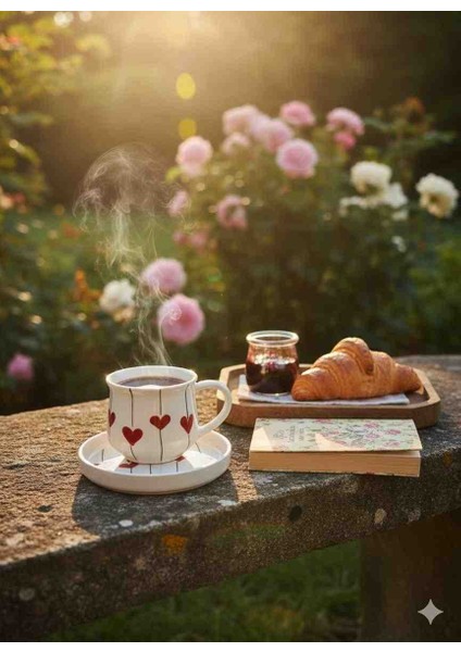 El Yapımı Tabaklı Çay Fincanı fiyatları