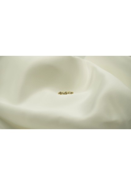 Çelik Gold Aida Asimetrik Yüzük modelleri