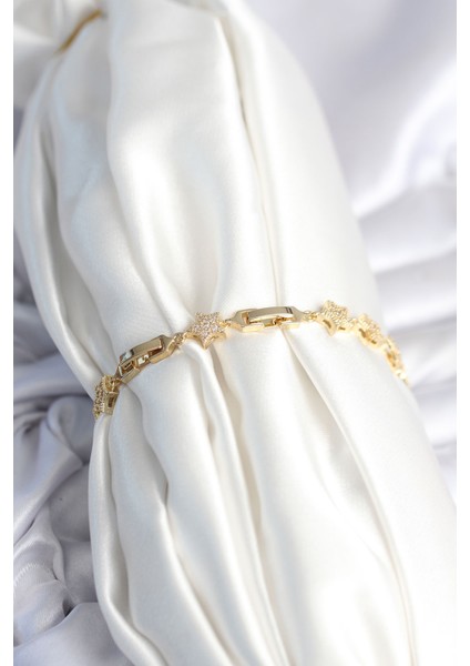 Kadın için Bileklik Künye Sarı Pirinç Yıldız fiyatları