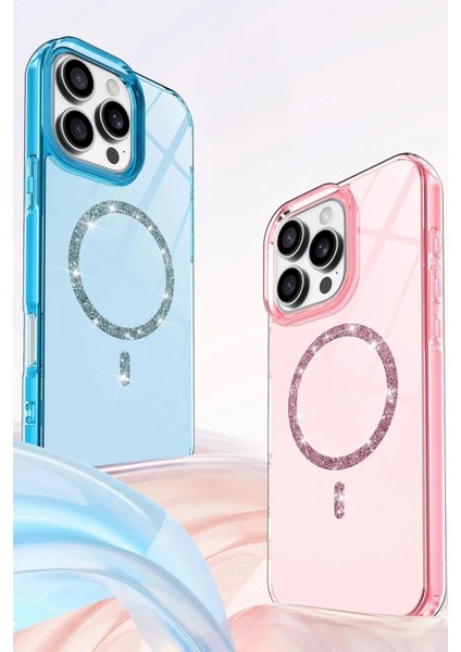 Ieg Apple iPhone 16 Pro Max Live Diamond Magsafe Kapak - Şeffaf fiyatları