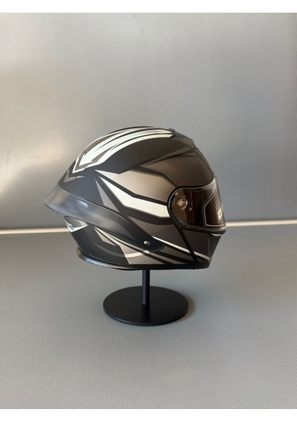 WS-202 Güneş Vizörlü Çene Açılır Kask Mblack L1 (Şeffaf Vizörlü)