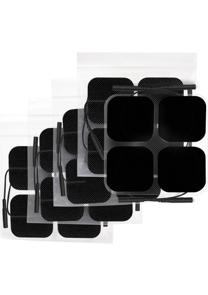 5 Paket 20 Adet Siyah Premium Jel 5x5 Tens Elektrod Pedi fiyatları