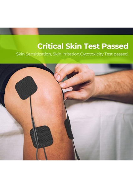 5 Paket 20 Adet Siyah Premium Jel 5x5 Tens Elektrod Pedi modelleri